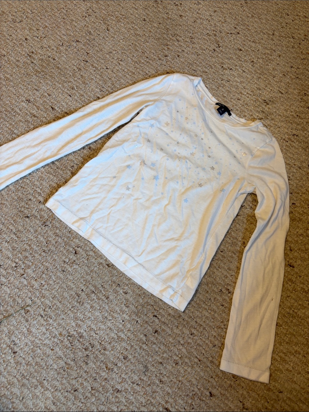GAP Kids Girls Beige Long Sleeve T-shirt